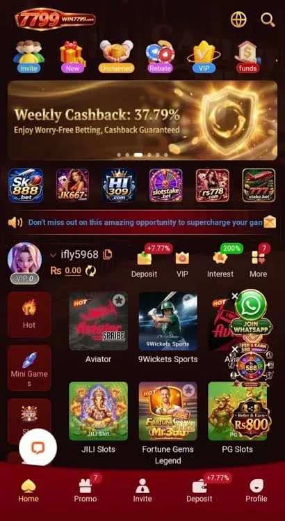 WIN7799 real money game Pakistan