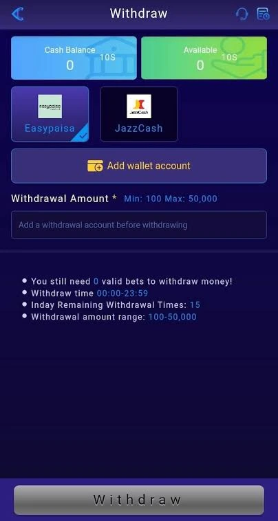81CC Game Withdraw mage