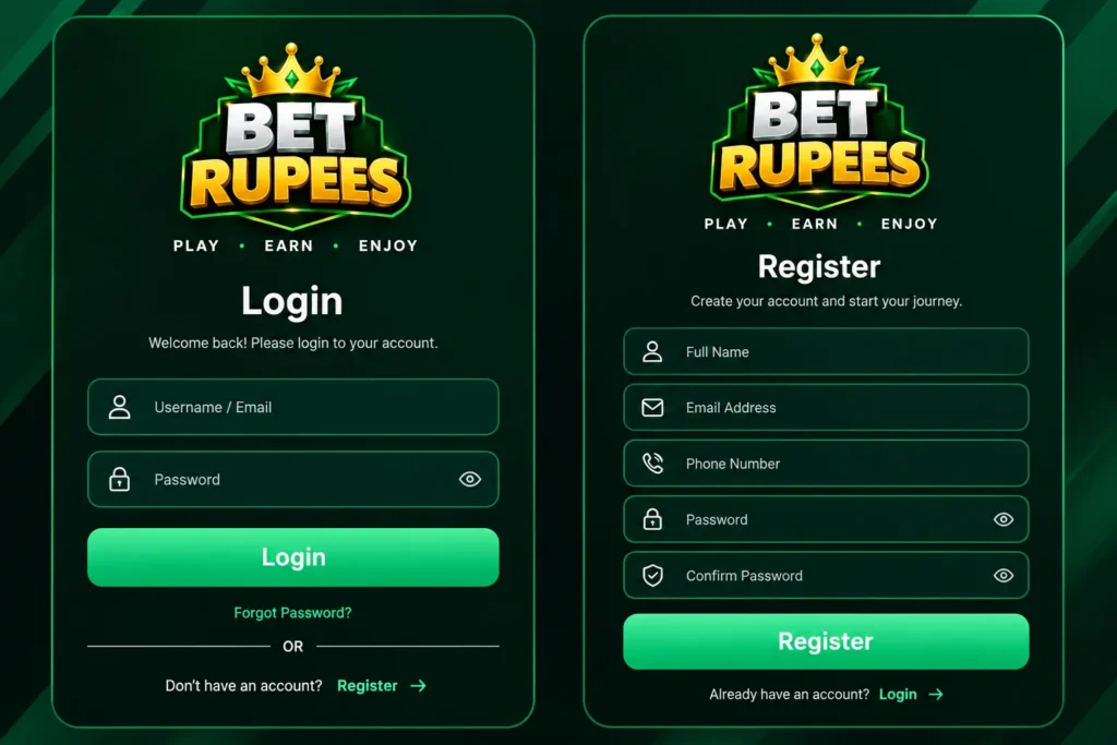 BET RUPEES LOGIN