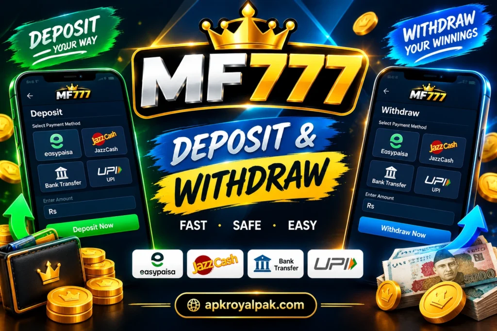 MF777 Game Withdraw & Deposite Image image