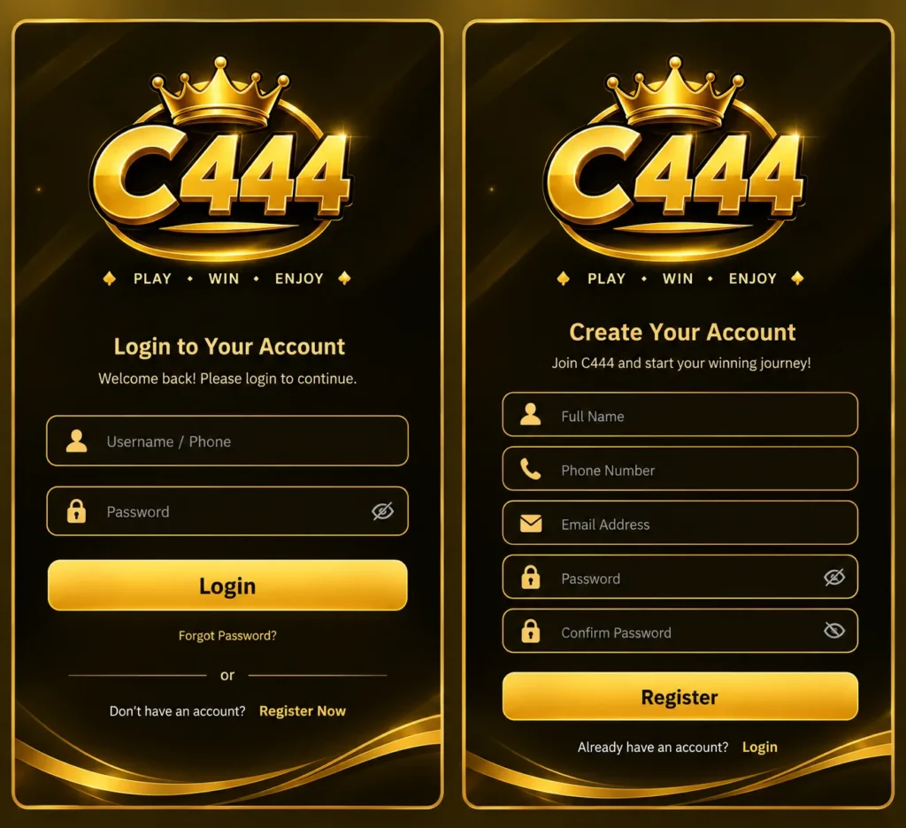 C444 game LOGIN