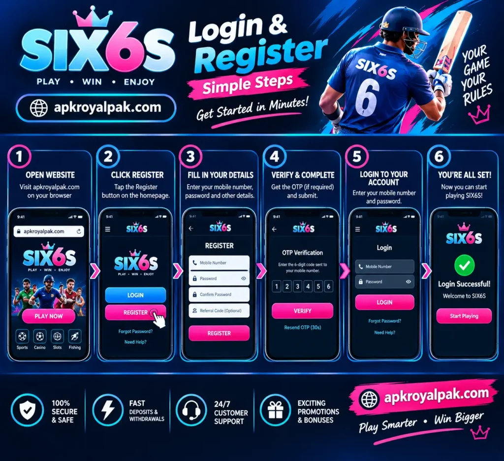 SIX6S game login