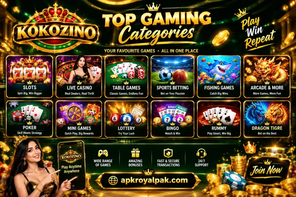 KokoZino APK download Pakistan
