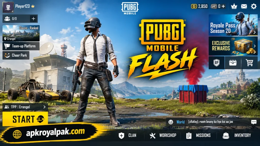 PUBG MOBILE FLASH download APK