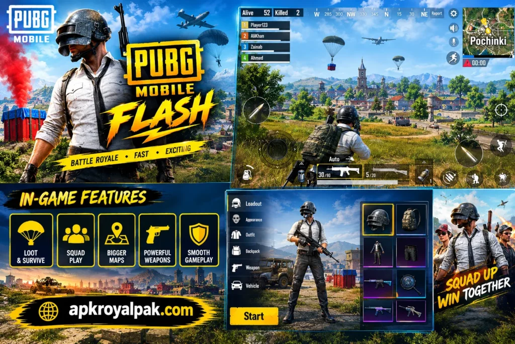 PUBG MOBILE FLASH mobile game