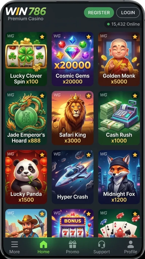 WIN786 Game home image