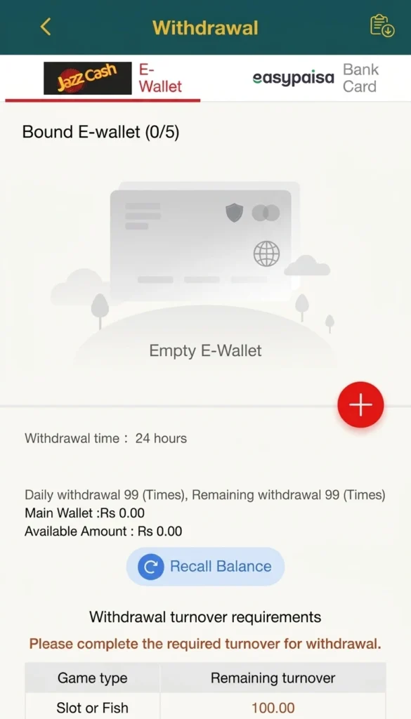 BK999 Game withdraw image