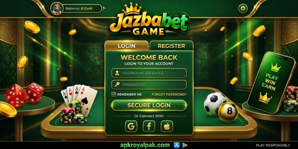 JAZBA Bet login register image