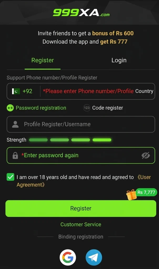 Xa999 Game login register image