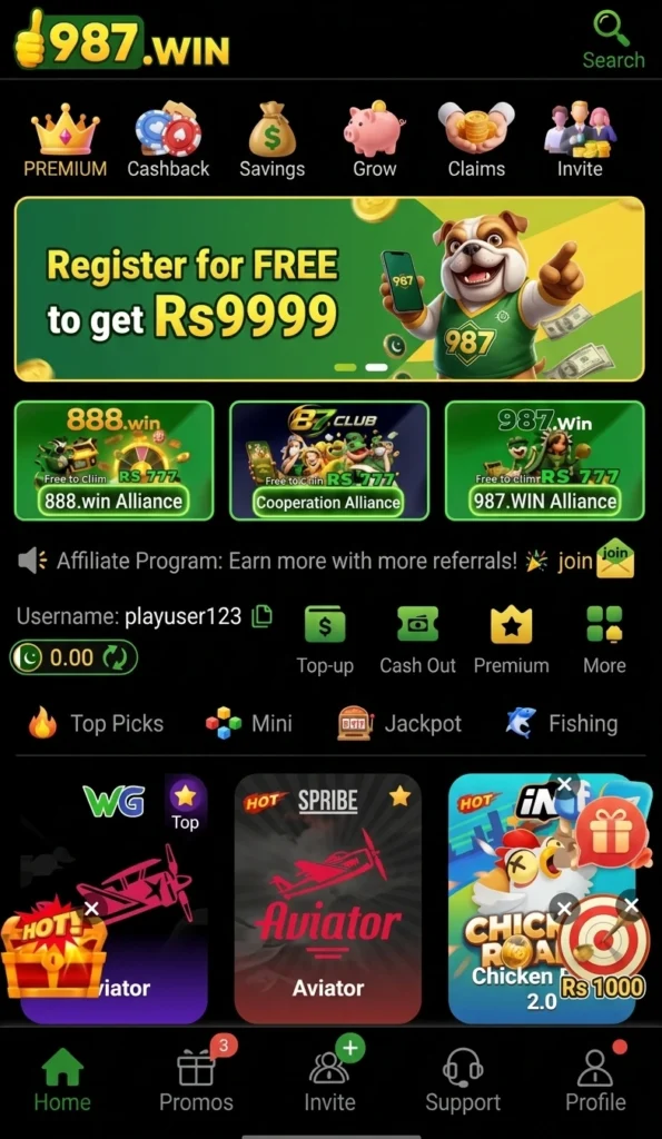 87Club Game home image
