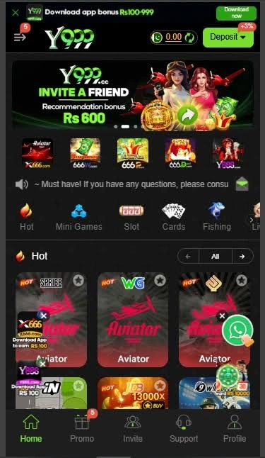 Y999 Game Home Image