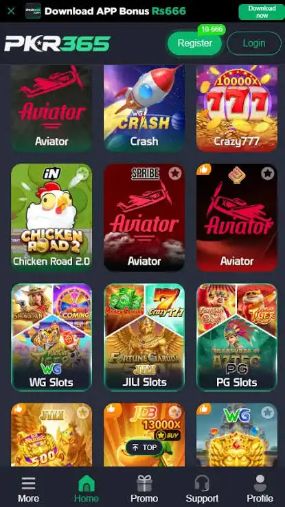 PKR365 Game home image